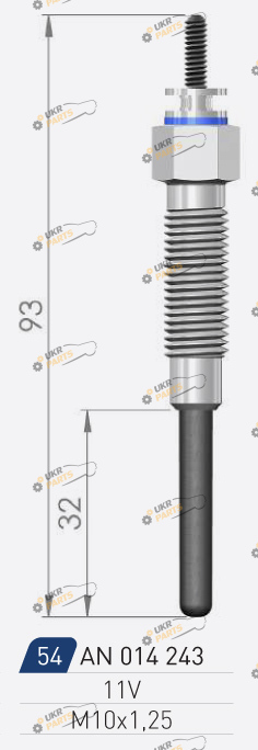 Свеча накаливания A-N PARTS 014 243